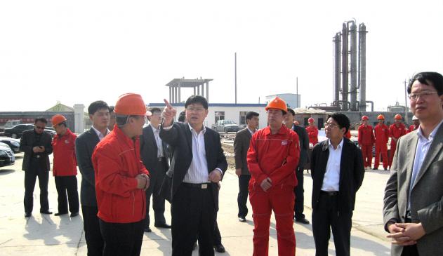 東營市委副書記、市長趙豪志到公司項(xiàng)目工地現(xiàn)場辦公